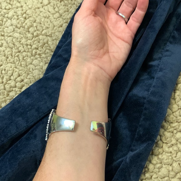 STUNNING!!! London Blue Topaz, Sterling Silver Bracelet - Picture 9 of 10